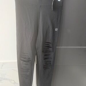 New with tags Express Ripped Black Ripped Leggings
